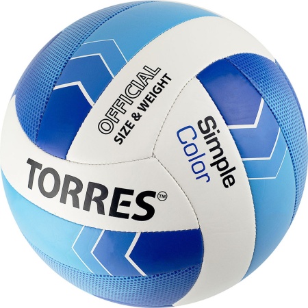 Купить Мяч волейбольный Torres Simple Color любительский р.5 в Люберцах 